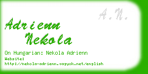 adrienn nekola business card